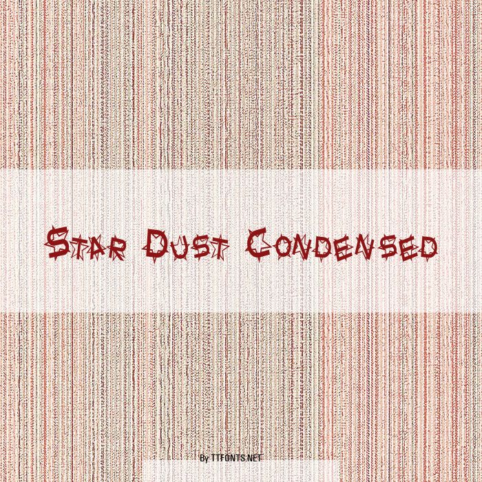 Star Dust Condensed example